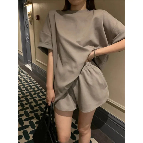 CloudLounge Cotton Shorts Set